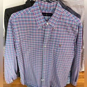 Beautiful work or out to dinner button down shirt!